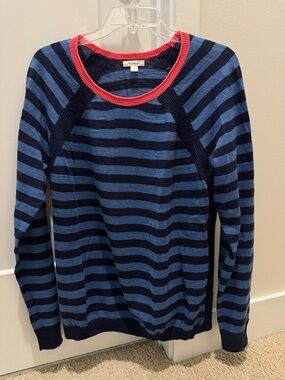 Caslon Striped Cotton Sweater XL